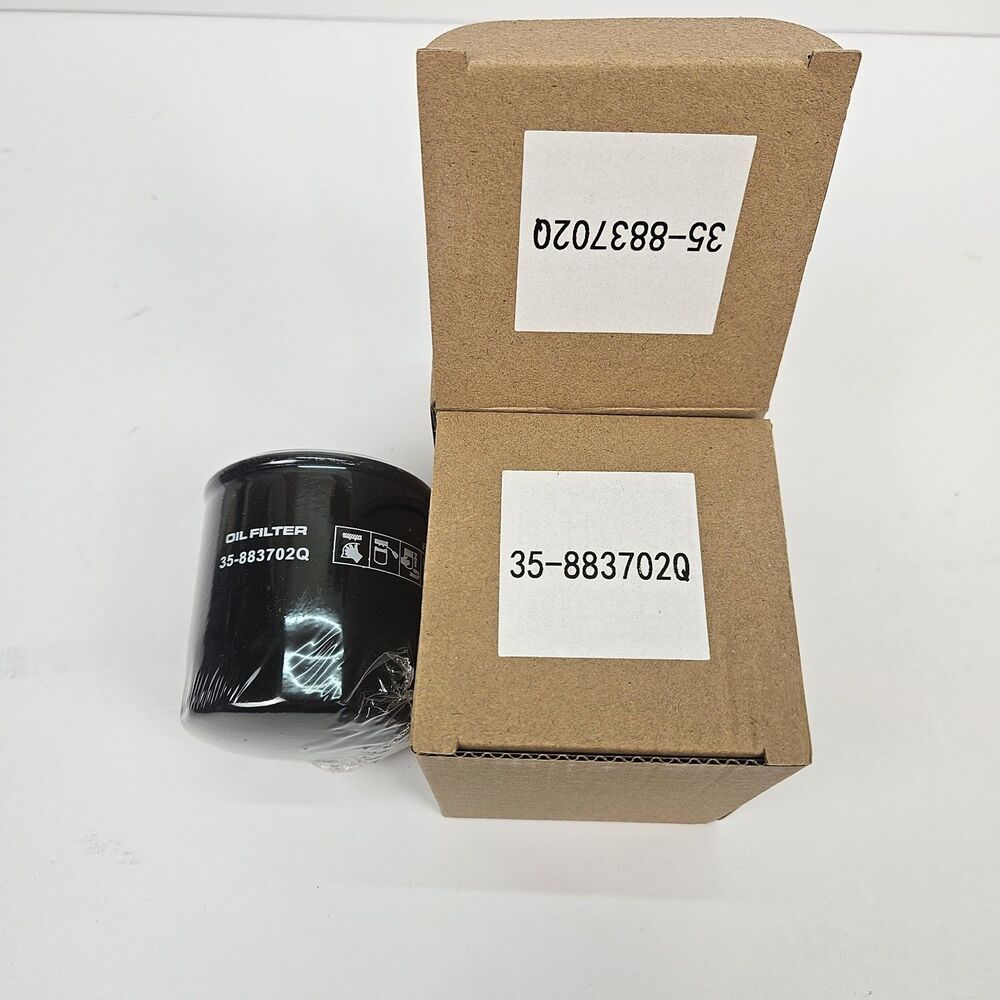 2 pack of 883702Q Oil Filter for Mercury Engines